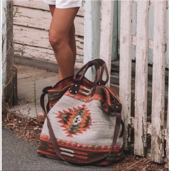 joshua Tree Handbags - New! Last 1! Joshua Tree Boho Native Handmade Pattern Hugh Travel Boho Bag